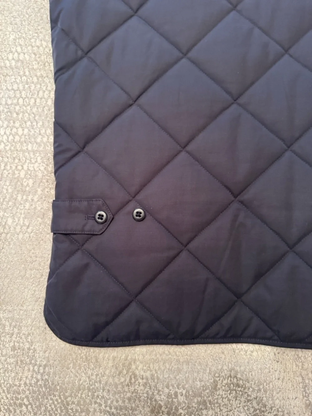 J. Crew Quilted Sussex Vest in Black Medium